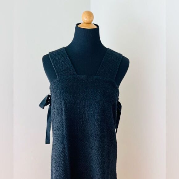 Madewell Starlight Textured Knit Side Tie Dress Size Small - Picture 5 of 7